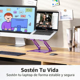 Urmust Soporte ajustable para laptop, soporte para computadora port...
