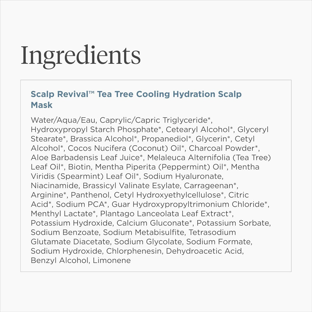 Briogeo Scalp Revival Charcoal + Tea Tree - Mascarilla refrescante...