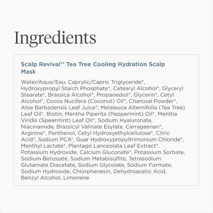 Briogeo Scalp Revival Charcoal + Tea Tree - Mascarilla refrescante...