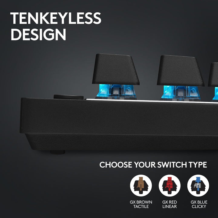 Logitech G PRO X TKL Teclado inalámbrico Lightspeed para juegos, di...