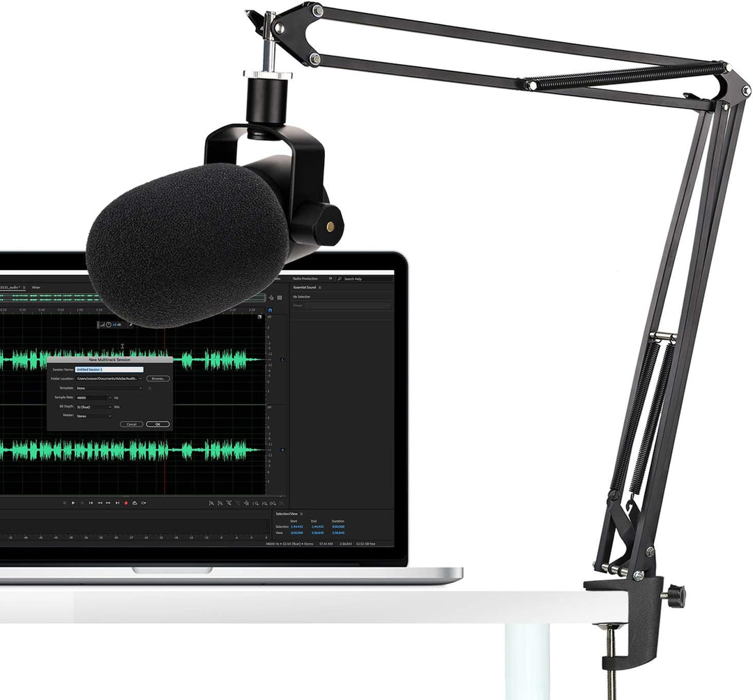 Base para micrófono Rode Podmic de 20+18.5 pulgadas con filtro anti...