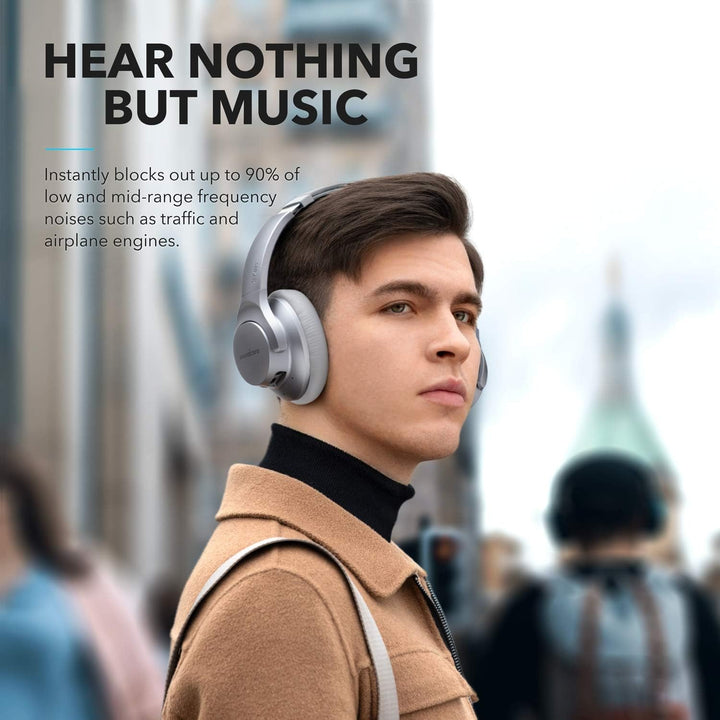 Soundcore Anker Life Q20 Auriculares híbridos con cancelación activ...