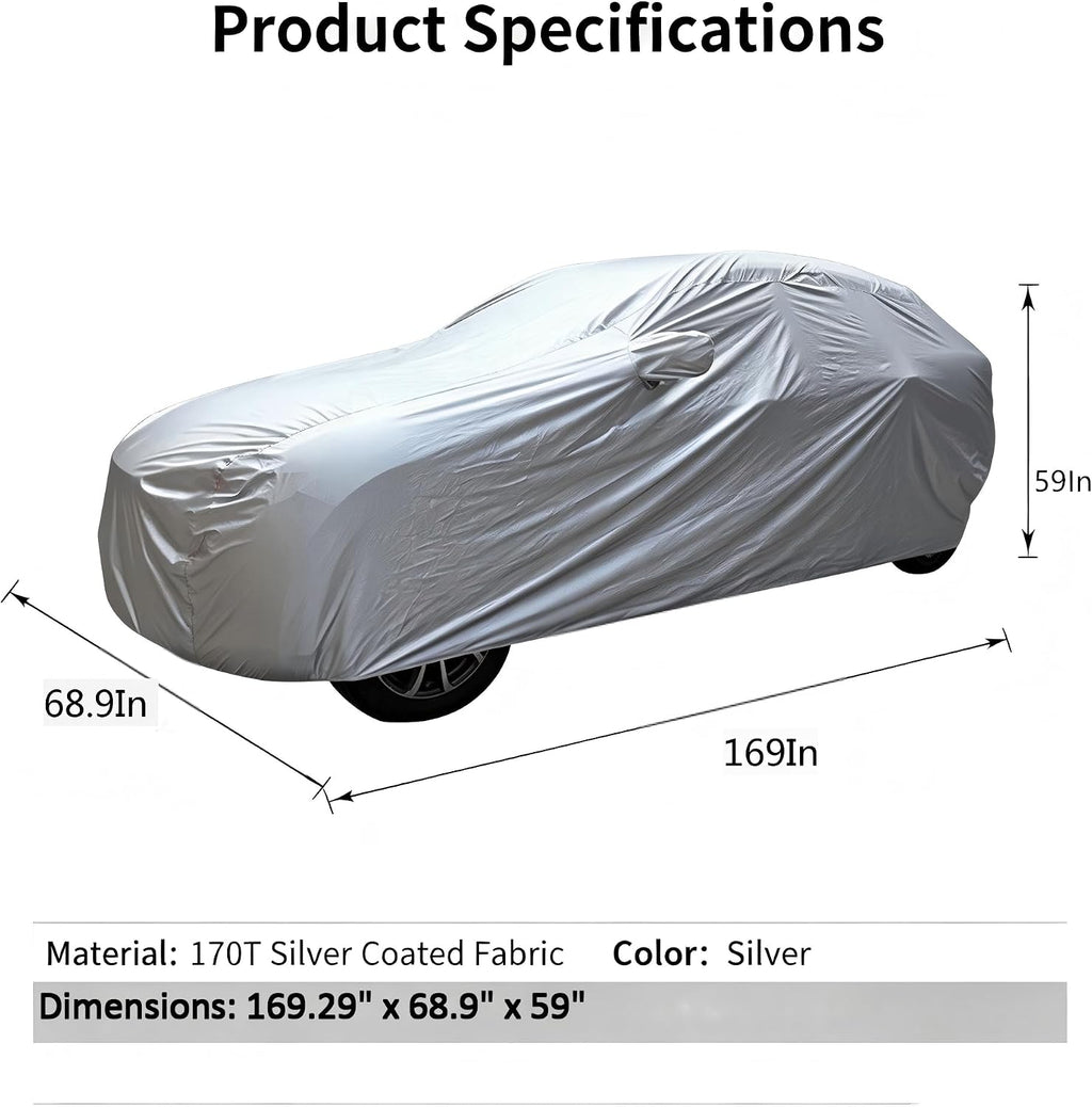 Funda para coche, SUV de 177 pulgadas de longitud