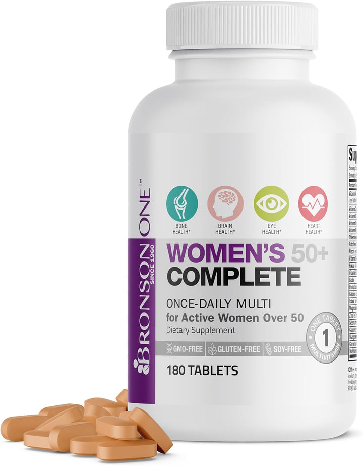 Bronson ONE Daily Multivitamínico Multimineral Completo 50+ para mu...