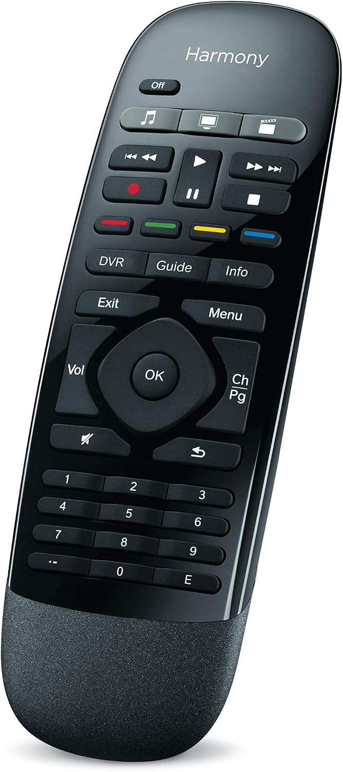 Logitech Harmony, control inteligente con teléfono inteligente Nuevo Negro
