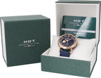 M.O.T Reloj automático de selección, 1.535 in, unisex, esfera de corazón abierto, movimiento automático, fondo de caja inoxidable, resistente al agua 3ATM, Ministry of Time