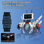 STEM Robot Kit de construcción para niños de 6 a 16 años | 603 piezas 5 en 1 | 4 modos de control | Aplicación y control remoto | Juguete robot de codificación recargable | Regalo educativo de ingeniería para niños y niñas