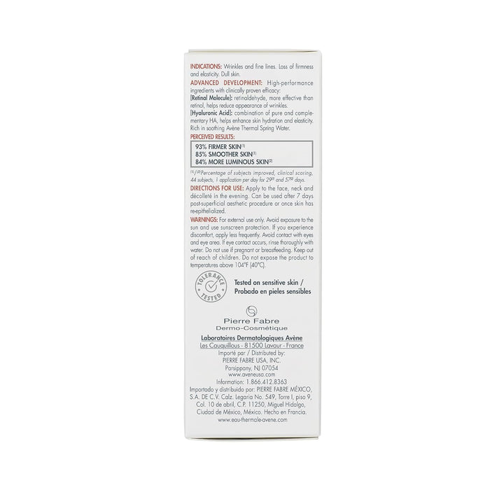 Avène Retrinal Intensive Multi-Corrective Cream, Retinal Face Cream...