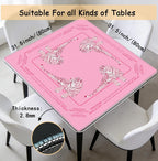 Alfombrilla Mahjong de neopreno con reglas para mesa de 31.5 x 31.5