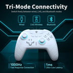 YUYIU Controlador Inalámbrico para Juegos para PC, Switch, Steam Deck, Android, iOS