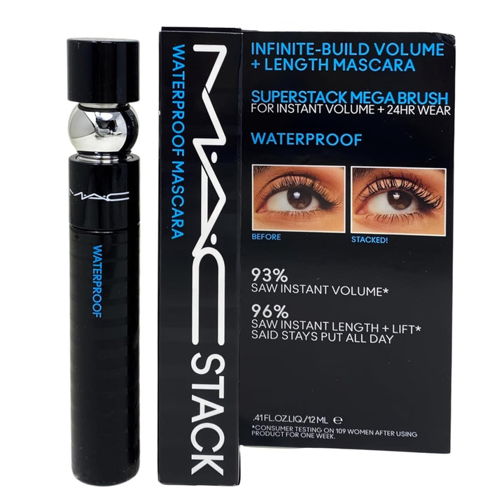 M·A·C Cosmetics M·A·CStack - Máscara impermeable - Black Stack, 0.4...