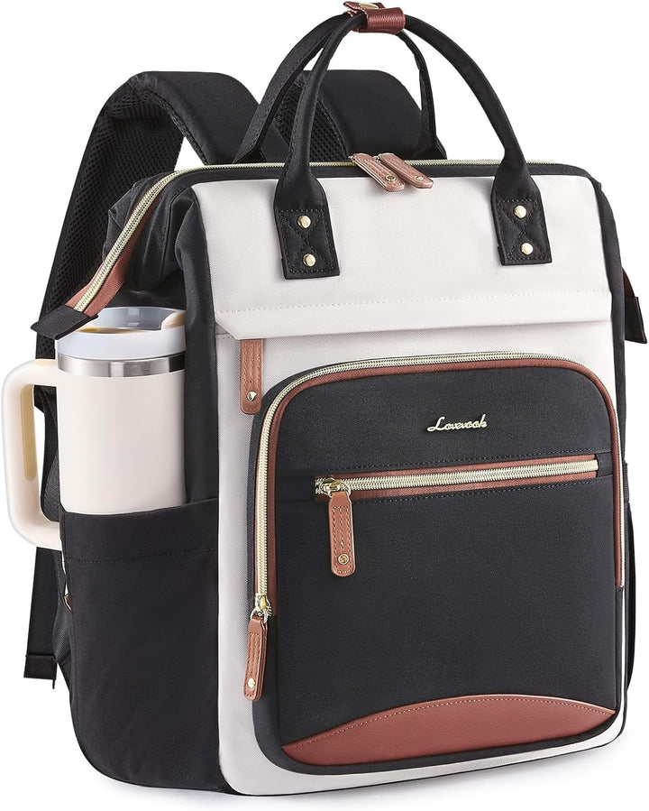 LOVEVOOK Mochila para laptop para mujer, bolsa de trabajo con bolsi...