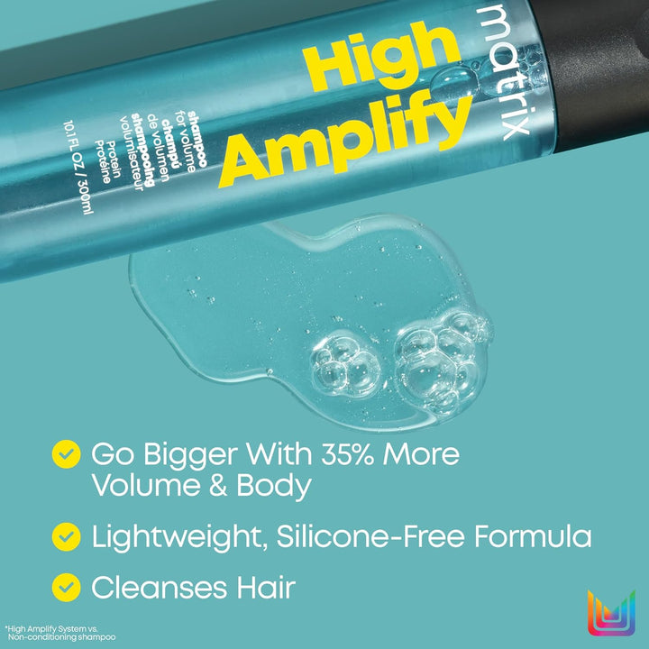 Matrix High Amplify - Champú Voluminizador - Levantamiento Instantá...
