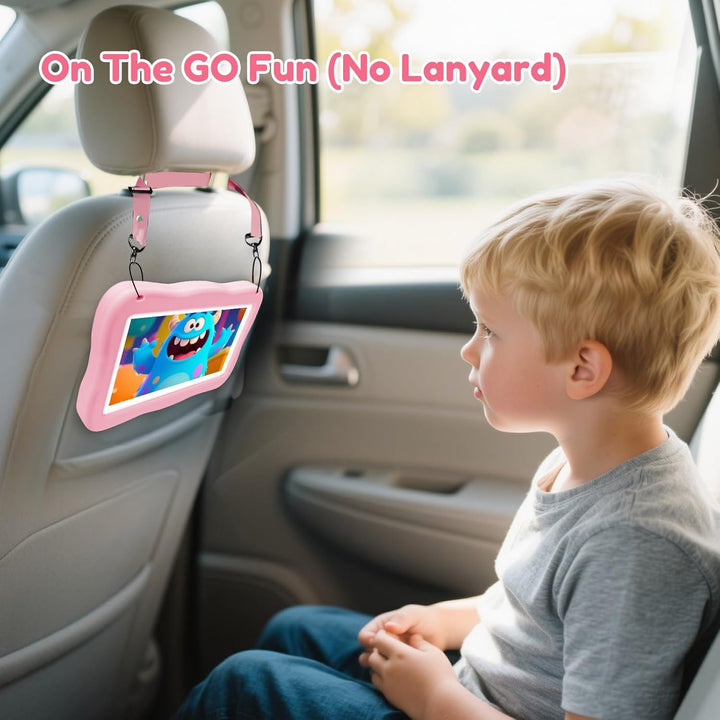 Tableta para Niños de 7 Pulgadas, Tableta para Niños Pequeños con C...