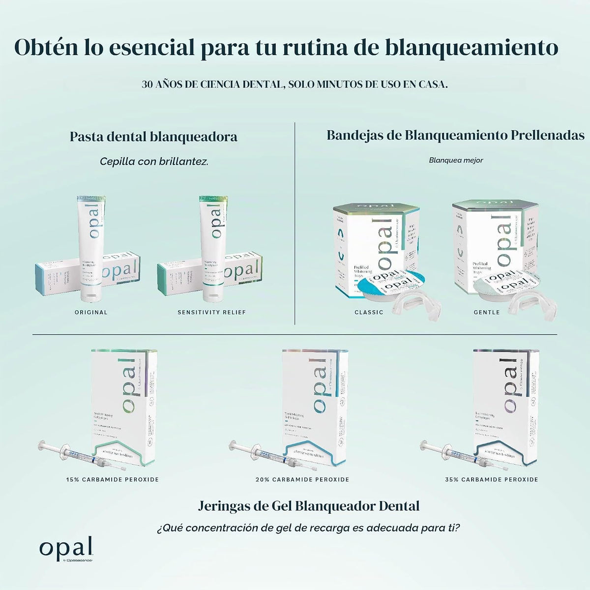 Opalescent Pasta dental blanqueadora de dientes Opal (paquete de 3)...