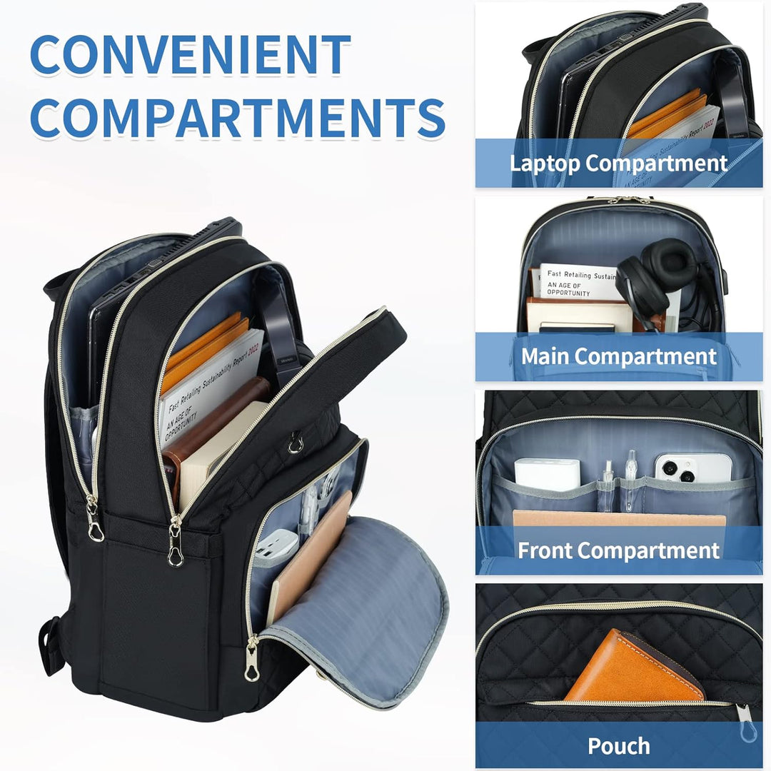 KROSER Mochila para Portátil 15.6" Mochila Elegante de Día con...