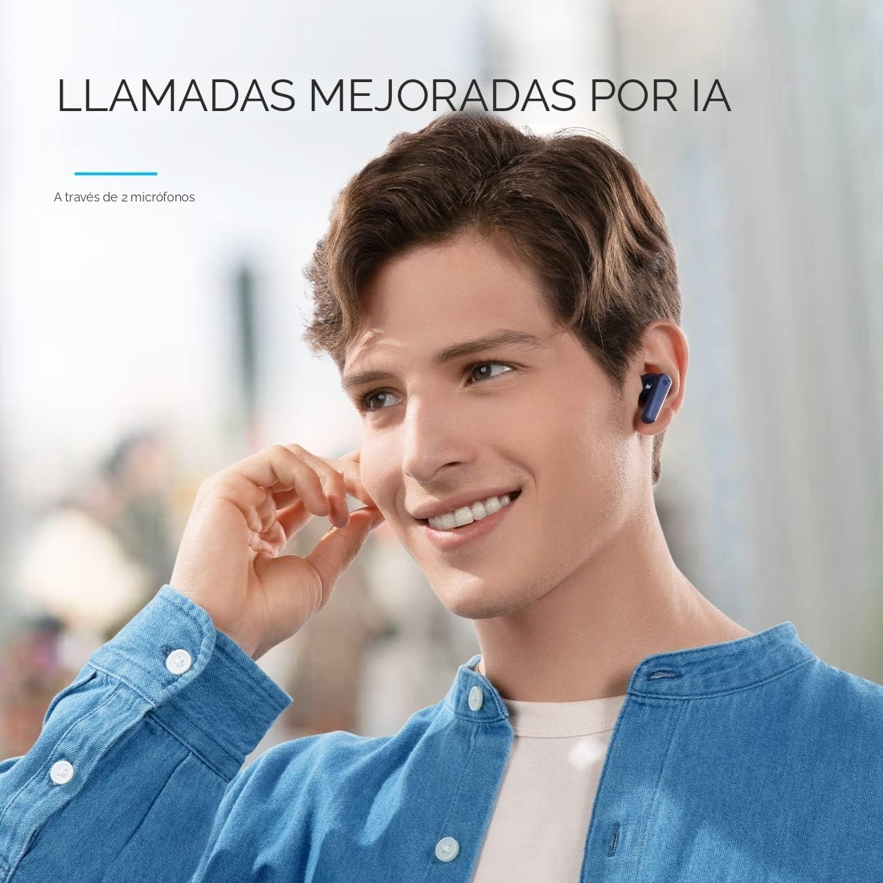 Soundcore de Anker P20i Audífonos True Wireless, controladores de 1...