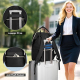 MATEIN - Mochila para portátil con fiambrera, mochila de almuerzo d...