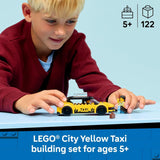 LEGO City Yellow Taxi Car Building Toy para niños juego de