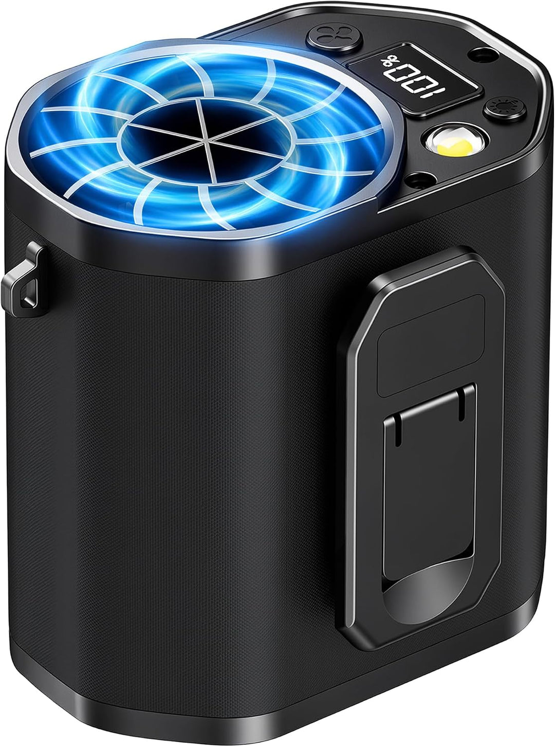 ATOPICK Ventilador de cintura con clip: ventilador portátil de 4 ve...