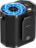 ATOPICK Ventilador de cintura con clip: ventilador portátil de 4 ve...