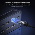 UGREEN Estación de acoplamiento USB-C DisplayLink, monitor cuádruple