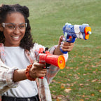 Nerf Fortnite Paquete Doble Incluye 2 Lanzamisiles (Flint-Knock y LP) y 6 Dardos de Espuma Elite