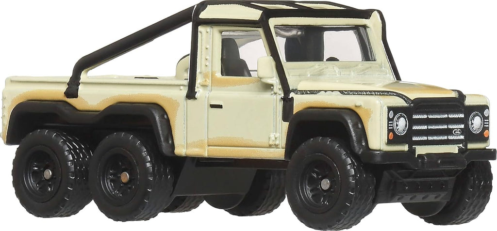 Matchbox - Autos de juguete Desert Chase Escape, paquete de 4 SUV fundidos a escala 1:64 de la película, incluye Toyota 4Runner con decoración exclusiva, juego coleccionable