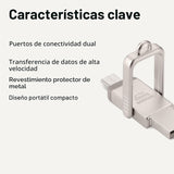 Amazon Basics Unidad Flash USB, Memoria Stick con Puertos Duales US...