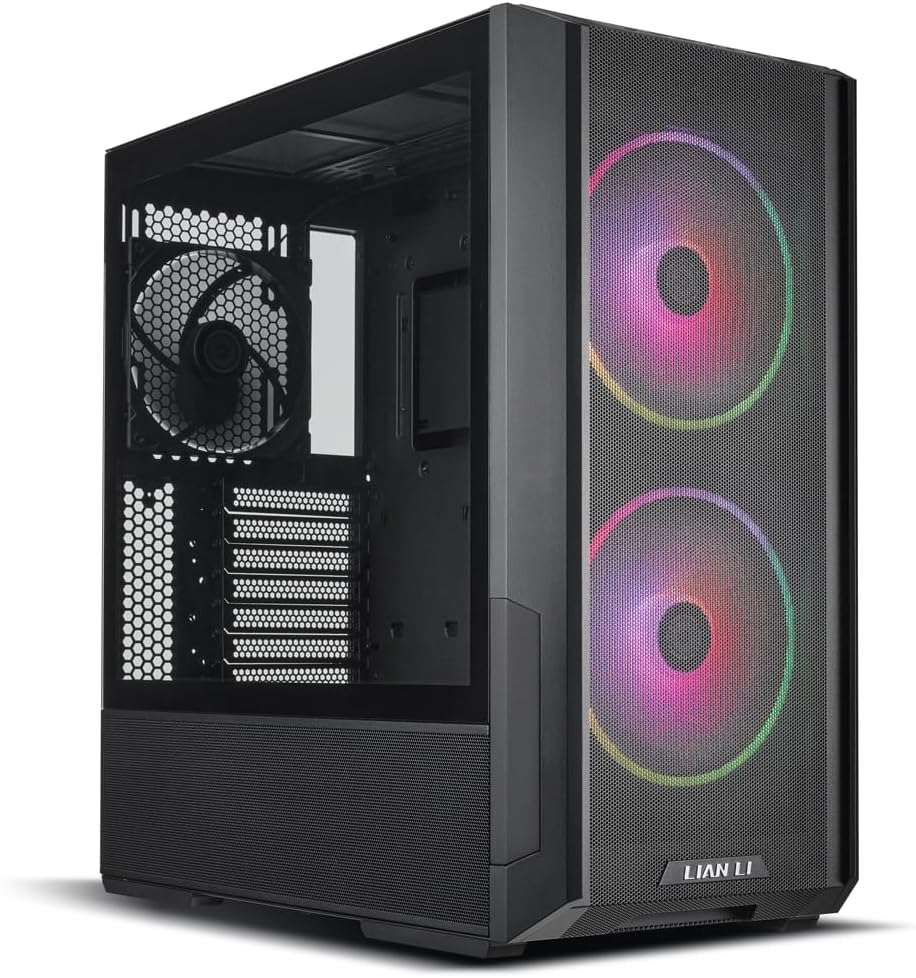 Lian Li LANCOOL 216 E-ATX Carcasa de PC, Carcasa de Juego RGB con E...