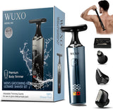 WUXO Recortadora eléctrica de pelo de ingle, afeitadora de espalda...