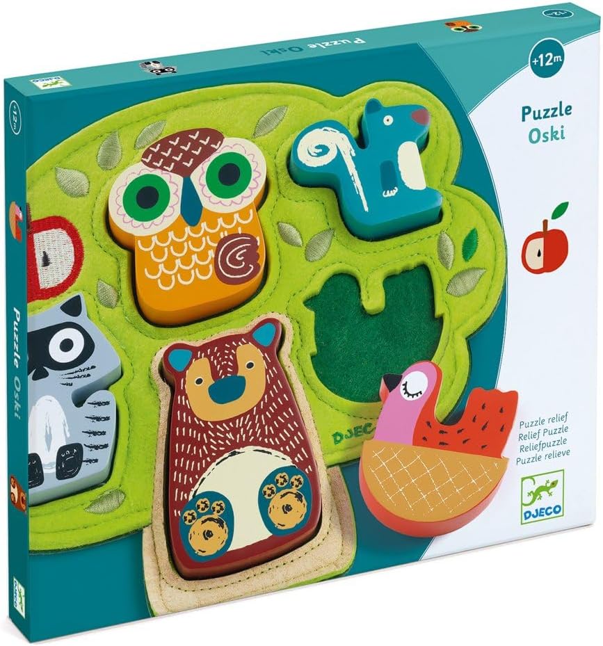 Djeco oski Madera y fieltro Puzzle