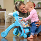 Little Tikes Aprender y jugar caminante de actividades de carril de aprendizaje, sentado a pie, caminar, sonidos, aprendizaje, efectos de sonido, regalo y juguete de viaje para bebés, bebés, niñas y niños mayores de 9 meses