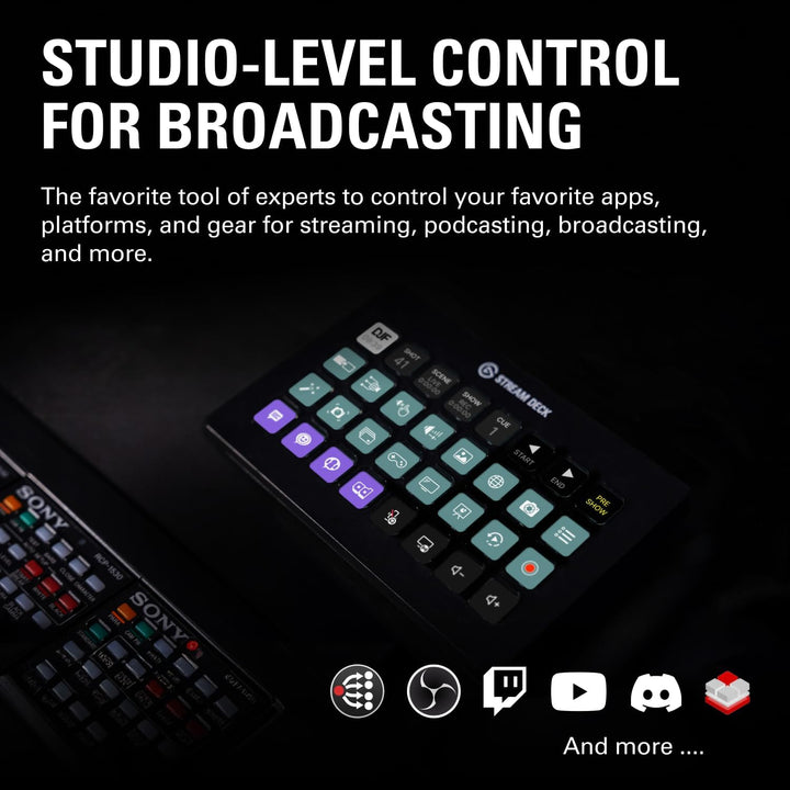 Elgato Stream Deck XL \u2013 Controlador de estudio avanzado, 32 te...
