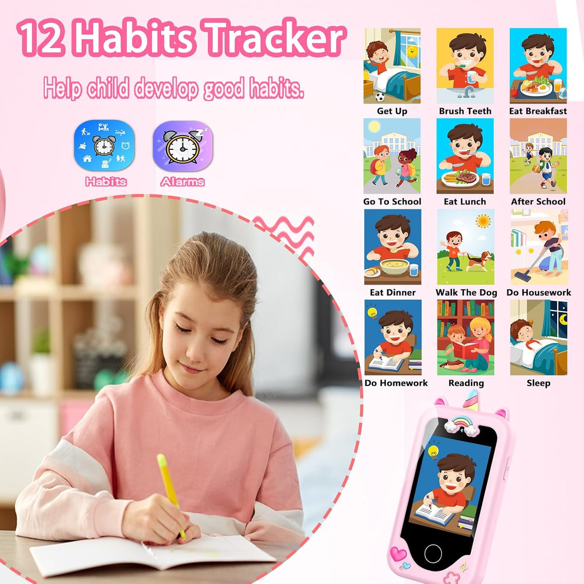 Kids Smart Phone Toy para Toddler Girls Boys Ages 3-10