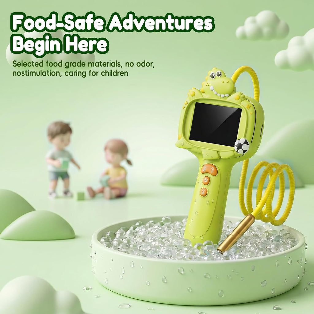 Juguete de cámara de boroscopio para niños con luz, juguete educativo STEM Science para niños y niñas de 3, 4, 5, 6, 7, 8 años, regalo de cumpleaños, descubrimiento y exploración, batería de 650 mAh