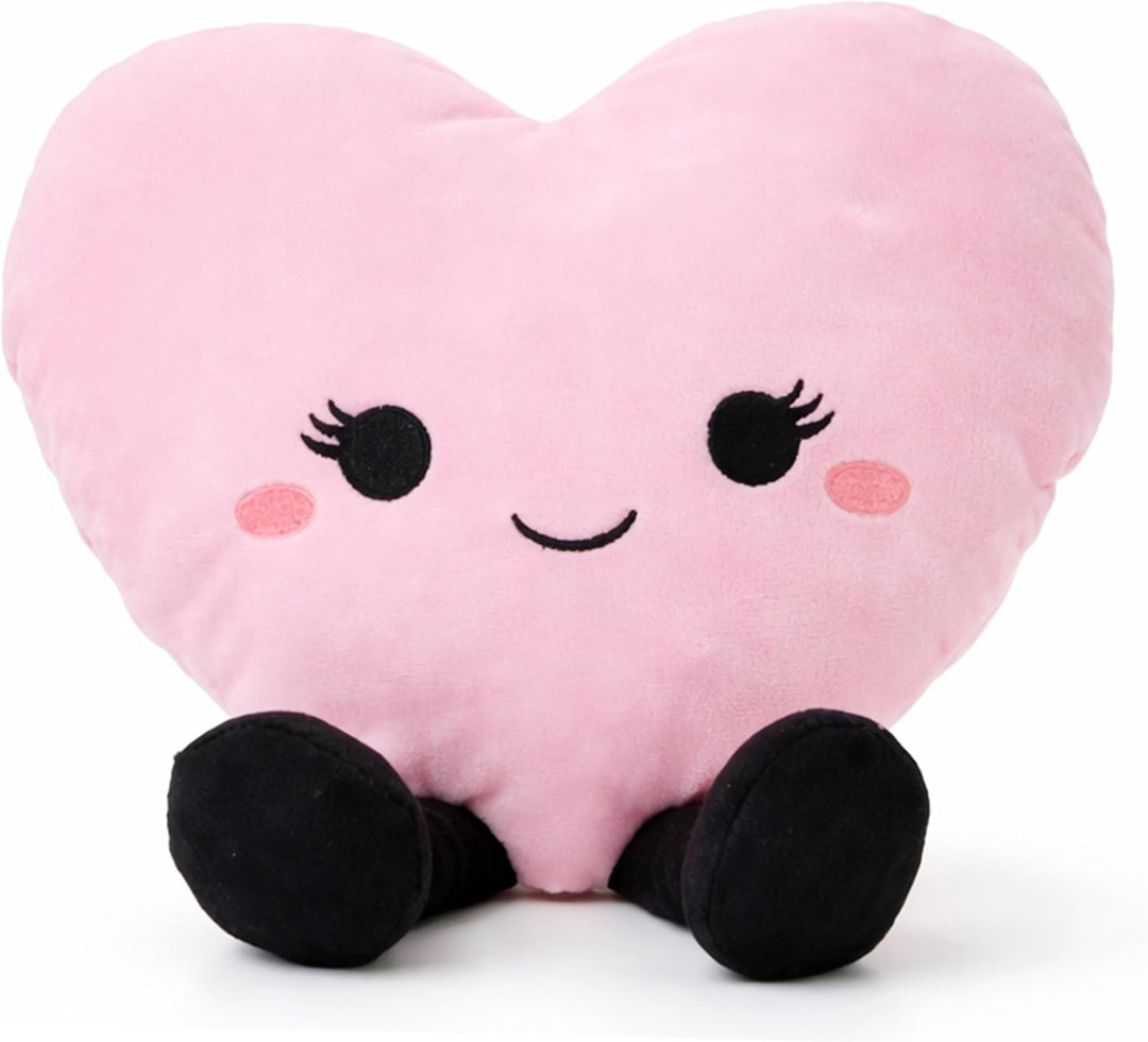 UNIMV Juguete de corazón de peluche calentable y refrigerable, ador...