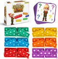 THE FIDGET GAME Elfos Furtivos, Juego de Palabras de Vista CVC, Juguete Sensorial Pop para Aprender y Deletrear, Actividades Educativas en el Aula de Kindergarten, Lectura Multisensorial y Tarjetas