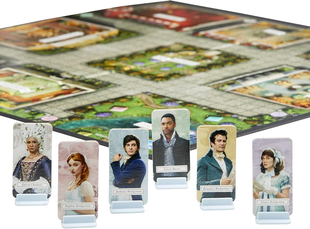 Hasbro Gaming Clue: Bridgerton Edition-Juego de mesa para edades 17+juego para fanáticos de Bridgerton para 3-6 jugadores, inspirado en la serie original de Shondaland en Netflix