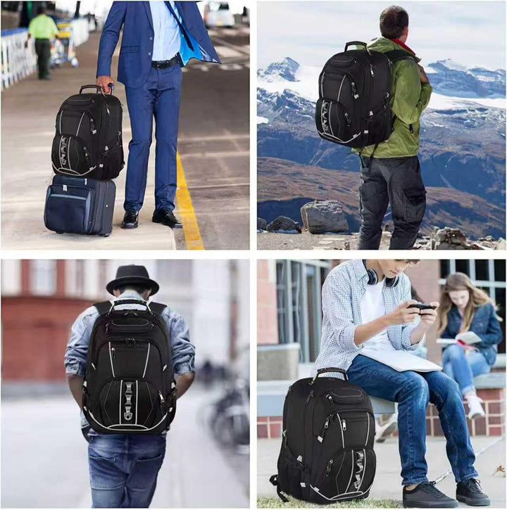 JCDOBEST Mochilas gaming para portátiles de 18.4 pulgadas con puert...