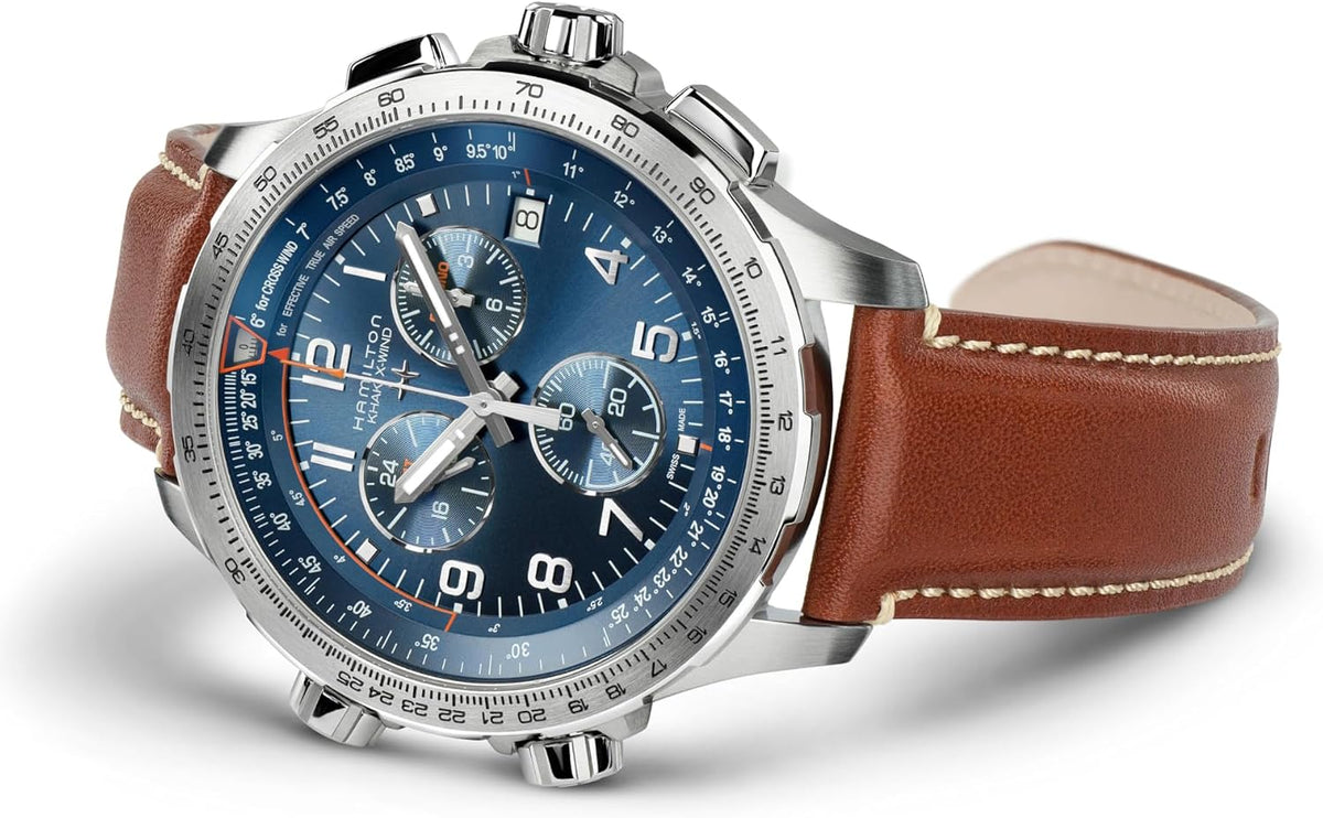 Hamilton Khaki Aviation X Reloj de cuarzo para hombre, caja de acero