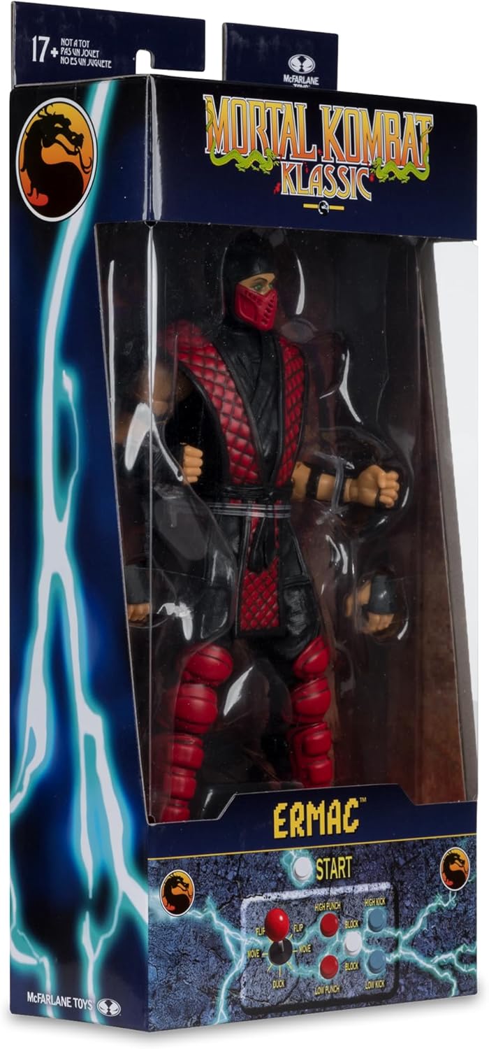 McFarlane Toys - Figura de acción Mortal Kombat Klassic Ermac de 7...