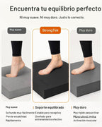 StrongTek Almohadilla de equilibrio profesional de espuma para ejercicios, 15.8 x 13 x 2 pulgadas, rodillera de espuma TPE de alta densidad, antideslizante y resistente al agua, para entrenamiento de