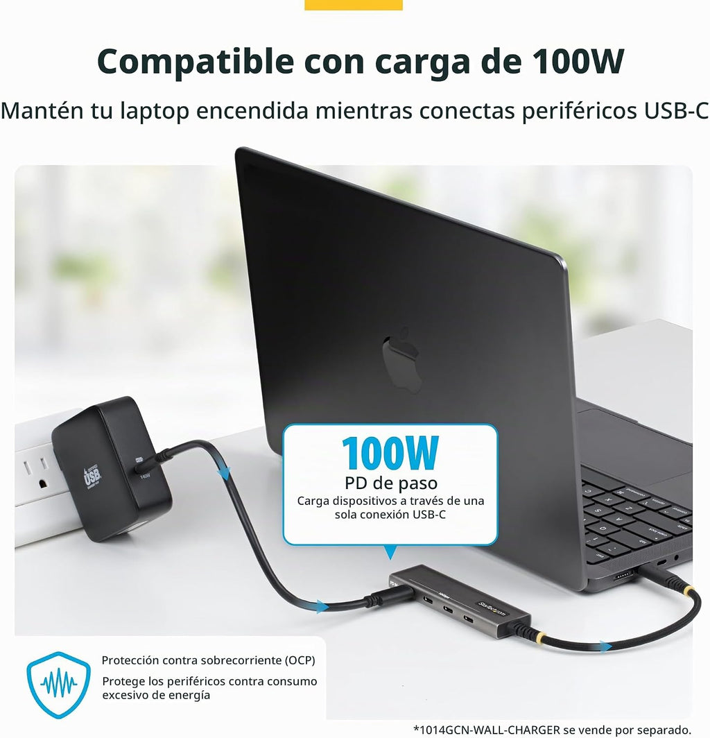 StarTech.com, 309B-USBC-HUB, hub USB de 4 puertos