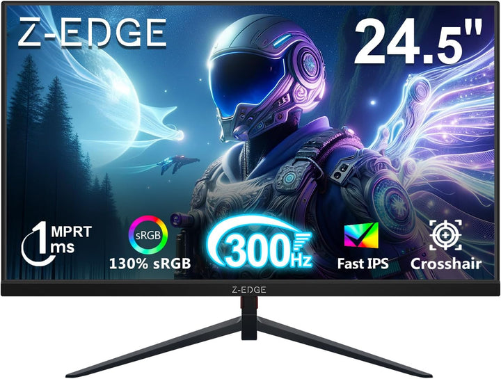 Z-Edge Monitor de juegos de 24.5 pulgadas 300Hz 280Hz 240Hz, UG25S...