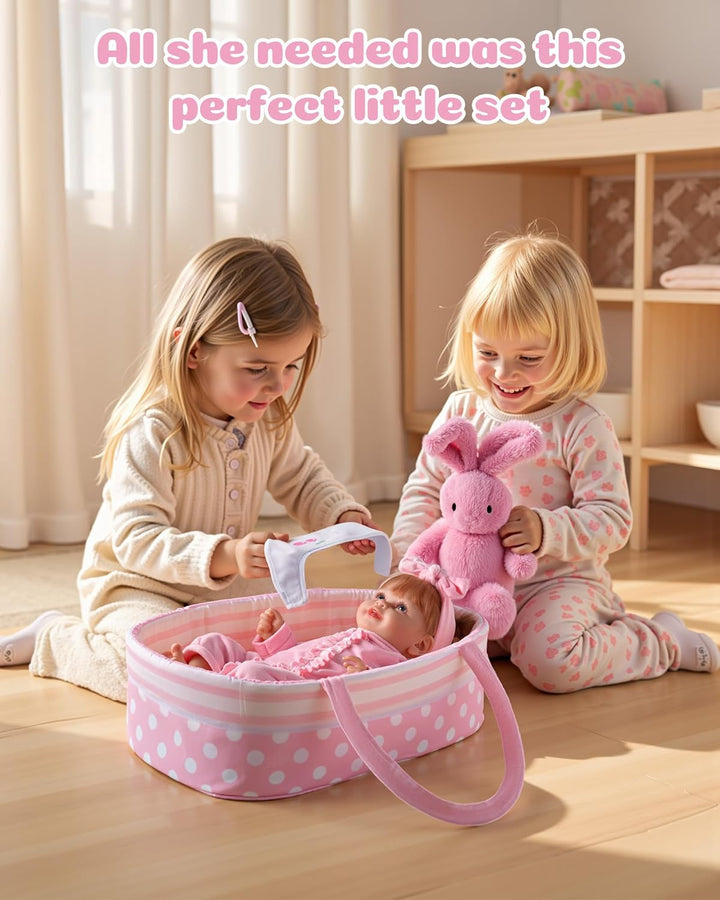 BABESIDE 8 piezas de accesorios para muñecas de bebé, ropa de muñec...