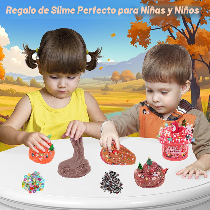 LAWOHO 6 paquetes de kit de limo del bosque - Kit de fabricación de...