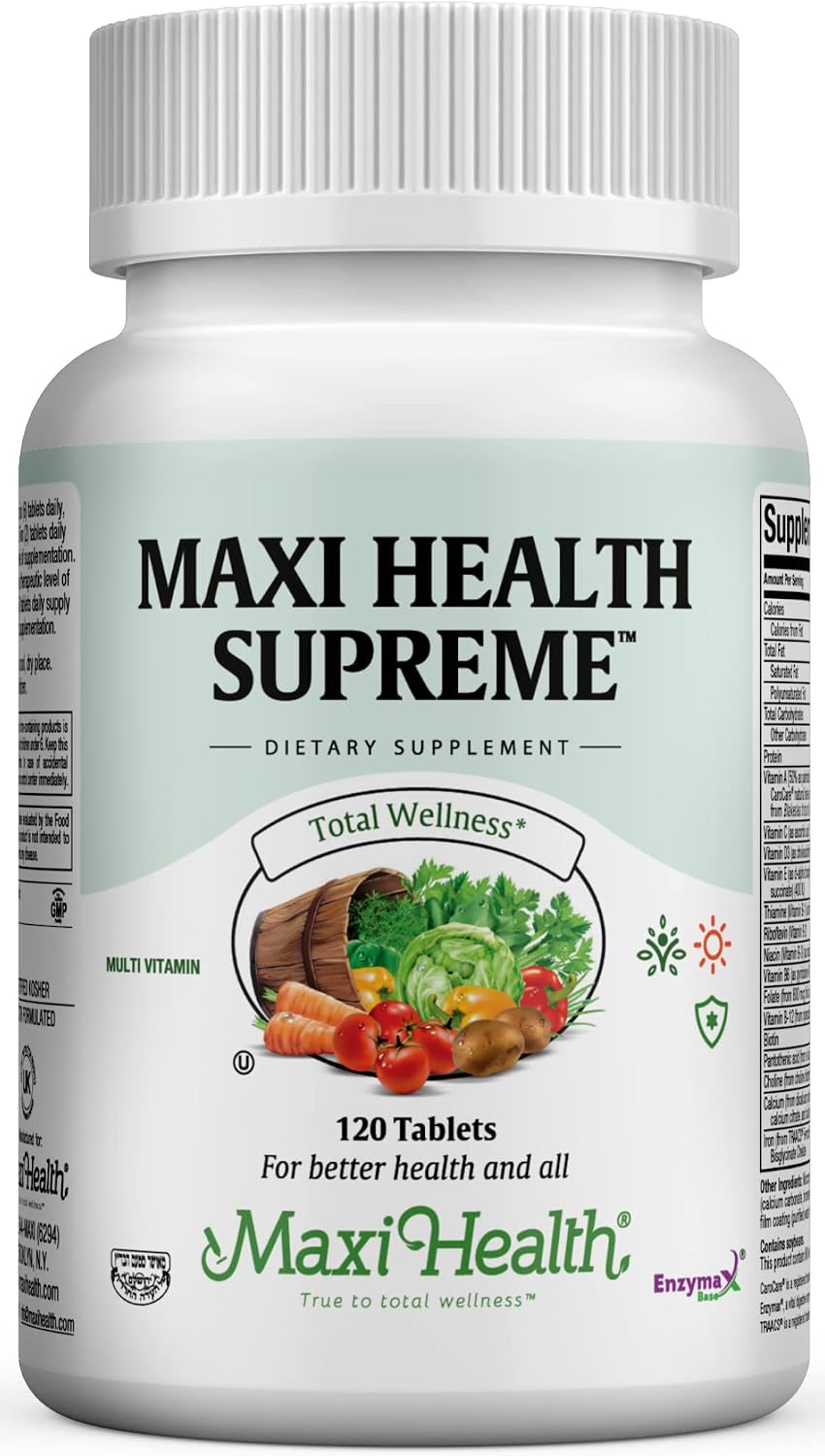 Multivitamínico Maxi Health®para hombres y mujeres (180 tabletas), 120