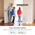 TREATLIFE Paquete de 4 interruptores inteligentes de 3 vías, interruptor de luz inteligente Wi-Fi de 2.4 GHz, funciona con Alexa, Google Home y SmartThings, control remoto, FCC, programación, requiere