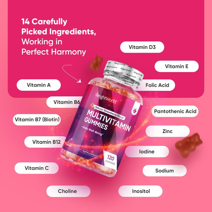 WeightWorld Multivitamínico para mujeres y hombres | Inmunidad, sal...